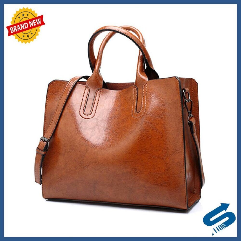 Large Waterproof Tote Bag with Adjustable Strap, Multiple Pockets